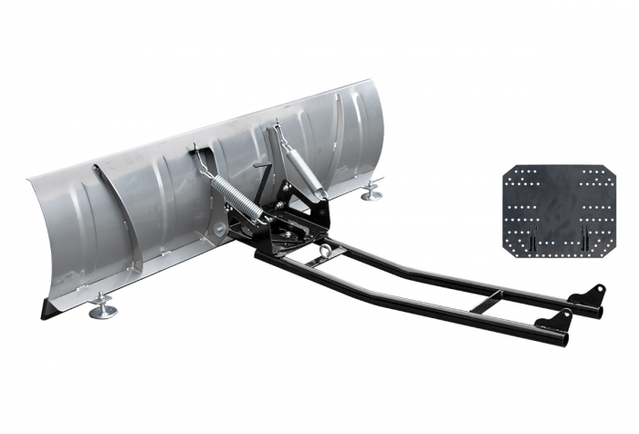 Lama de zapada ATV/UTV, 59" - 150 cm, otel, culoare gri [2]