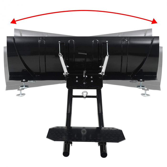 Lama de zapada ATV/UTV, 59" - 150 cm, otel, culoare gri [3]