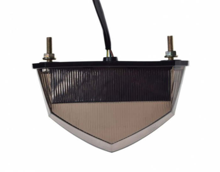 Lampa pozitie si stop, LED, 3 fire, culoare rosu, sticla fumurie [4]
