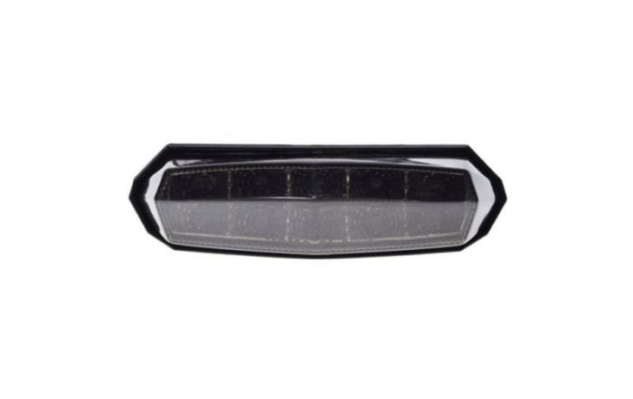 Lampa pozitie si stop, LED, 3 fire, culoare rosu, sticla fumurie [2]