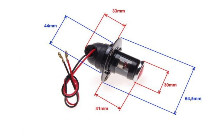 Lampa stop Oldtimer Lucas-Look, Mini BAY15D (12V 23/8W) [2]