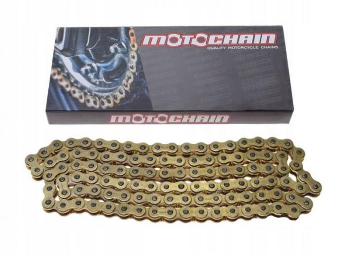 Lant transmisie, pas 420, 130 zale, culoare auriu, Motochain