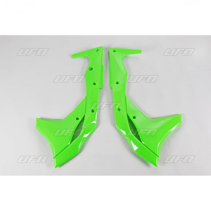 Laterale radiator Kawasaki KXF250 17-18,verde fluorescent