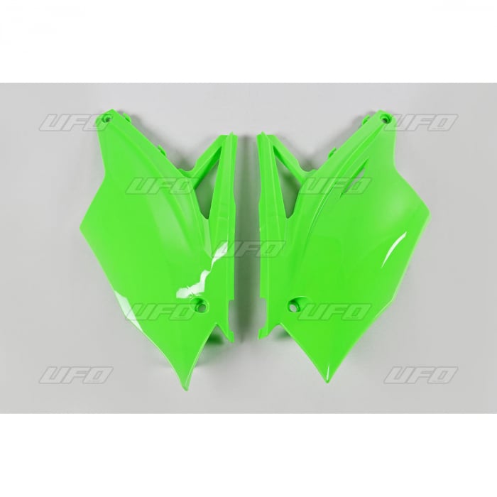 Laterale spate Kawasaki KXF450 16-18 KXF250 17-18,verde fluorescent