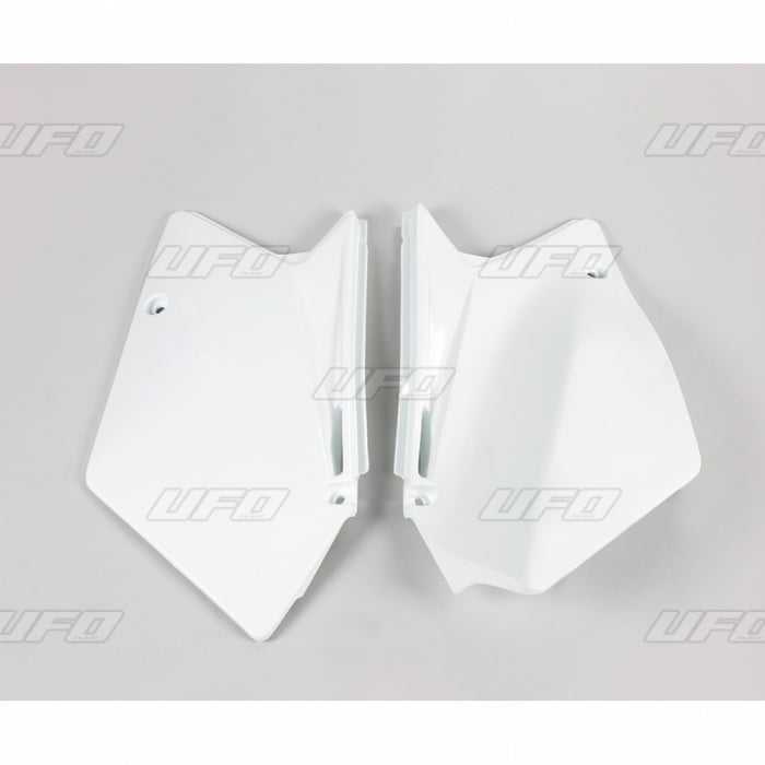 Laterale spate Suzuki RMZ 450 05- 6 albe