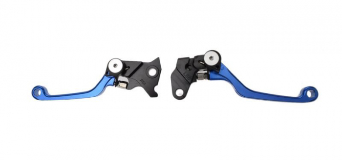 Manete ambreiaj si frana reglabile Yamaha WR250R/X 07-17, culoare albastru [2]