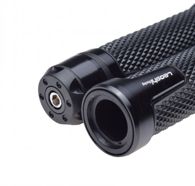 Mansoane moto sport, din metal, culoare negru [2]