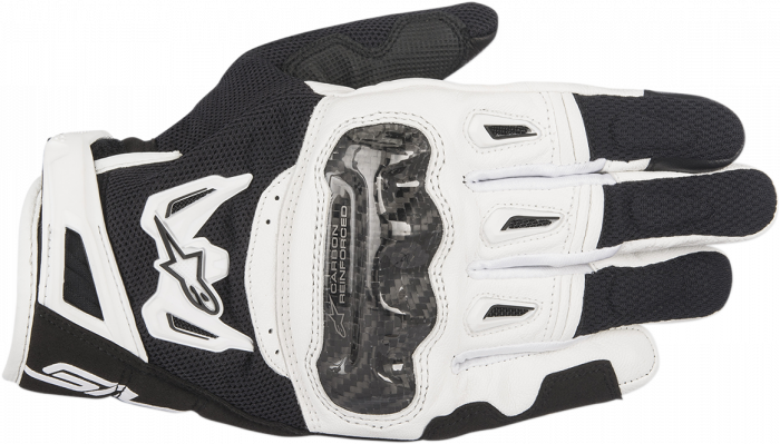 Manusi Alpinestars SMX-2 Air Carbon V2 culoare Negru Alb marime LG