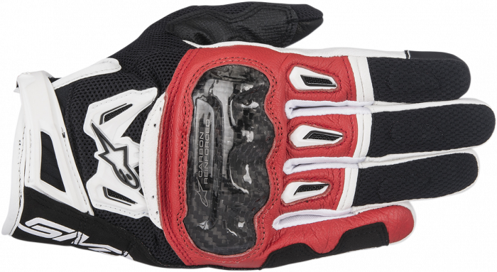 Manusi Alpinestars SMX-2 Air Carbon V2 culoare Negru Rosu Alb marime M