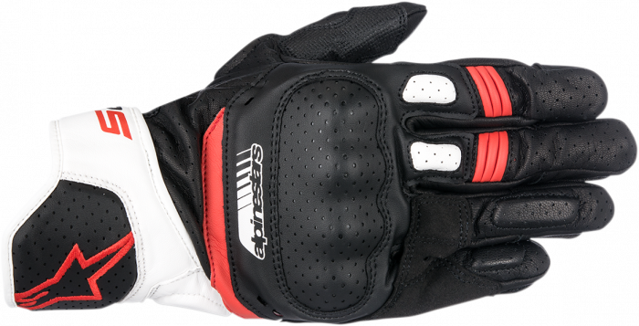 Manusi Alpinestars Sp-5 culoarea Negru Alb Rosu marimea S