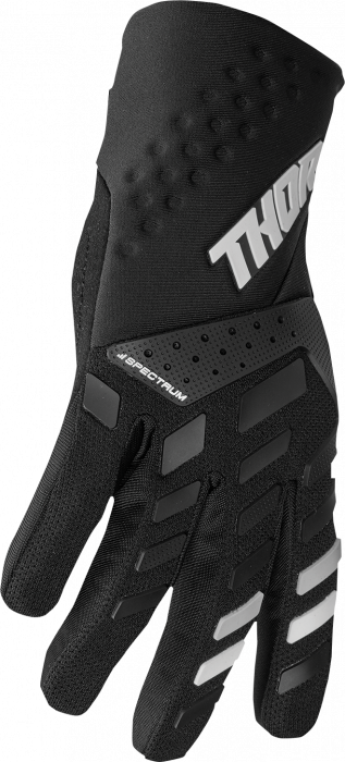 Manusi atv/cross dame Thor Spectrum, culoare negru/alb, marime L [3]
