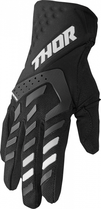 Manusi atv cross dame Thor Spectrum, culoare negru alb, marime S