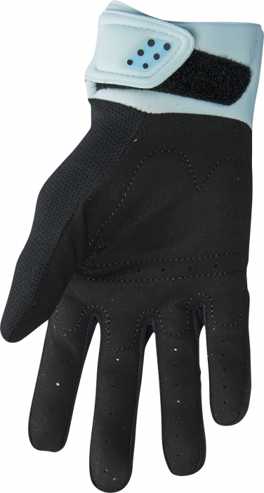 Manusi atv/cross dame Thor Spectrum, culoare negru/alb menta, marime L [3]