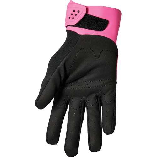 Manusi atv/cross dame Thor Spectrum, culoare roz/negru, marime L [2]