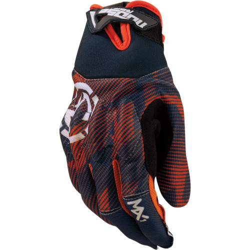 Manusi atv cross MooseRacing MX1, culoare negru portocaliu, marime XL