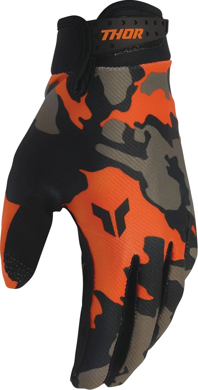 Manusi atv/cross Thor Launchmode Hunter, culoare gri/portocaliu, marime XL [4]
