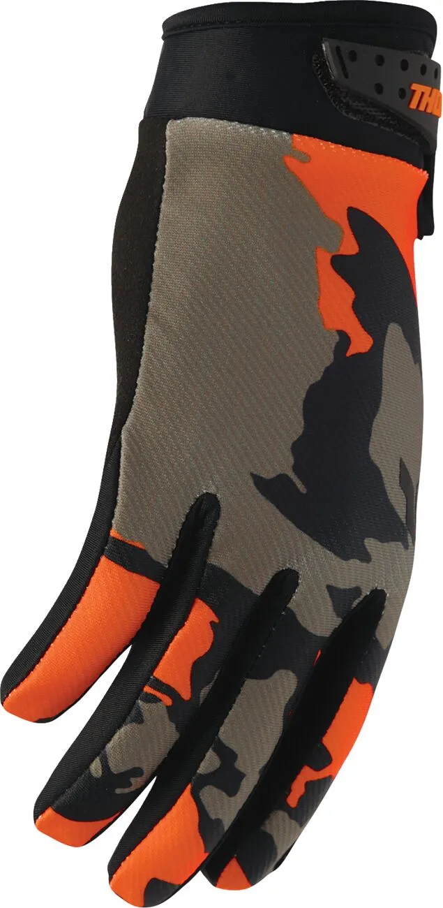 Manusi atv/cross Thor Launchmode Hunter, culoare gri/portocaliu, marime XS [3]