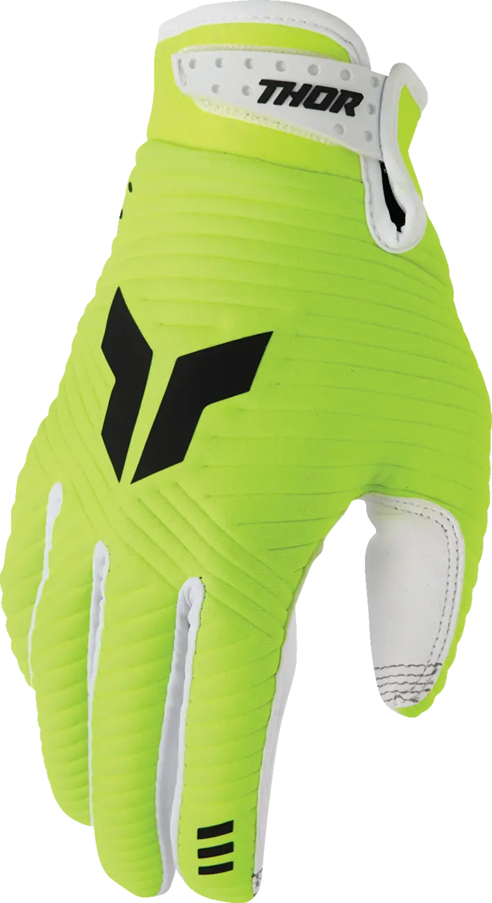 Manusi atv cross Thor Launchmode CW, culoare verde fluo negru, marime 2XL