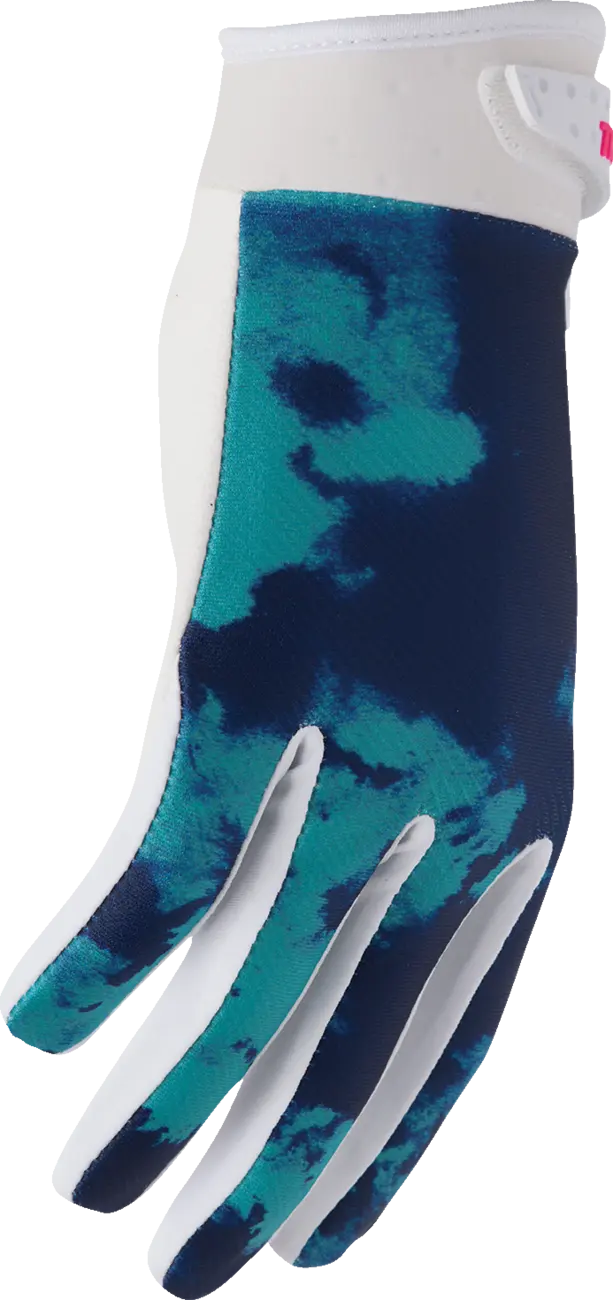 Manusi atv/cross Thor Launchmode Bleach, culoare albastru/alb, marime 2XL [3]
