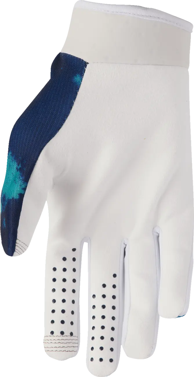 Manusi atv/cross Thor Launchmode Bleach, culoare albastru/alb, marime 2XL [4]