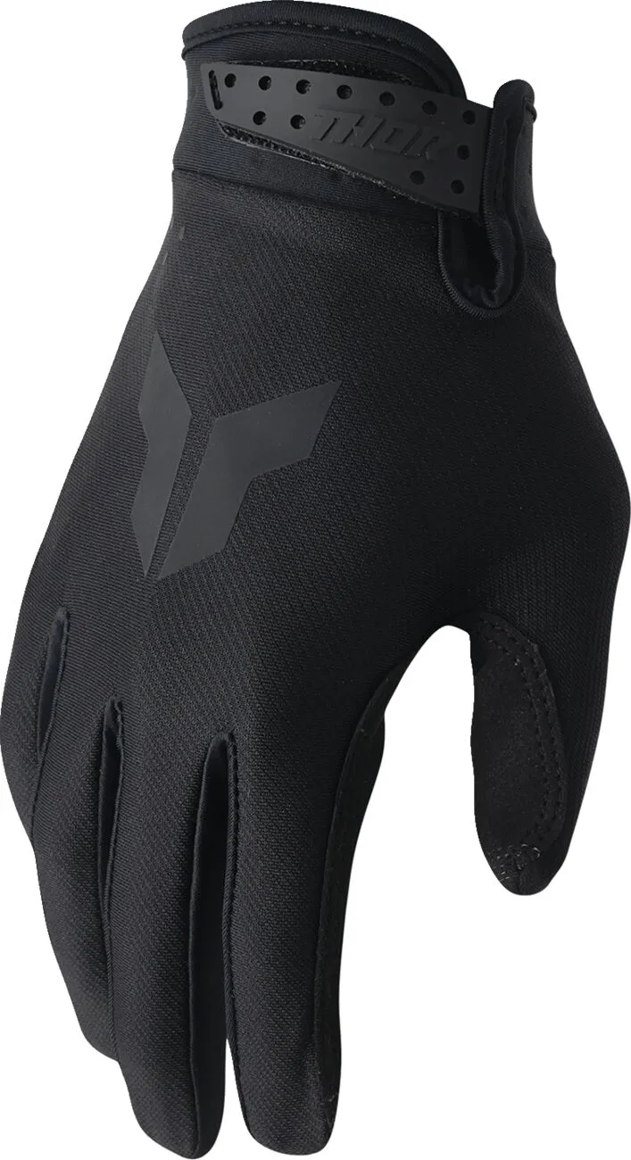 Manusi atv cross Thor Launchmode Black, culoare negru, marime S