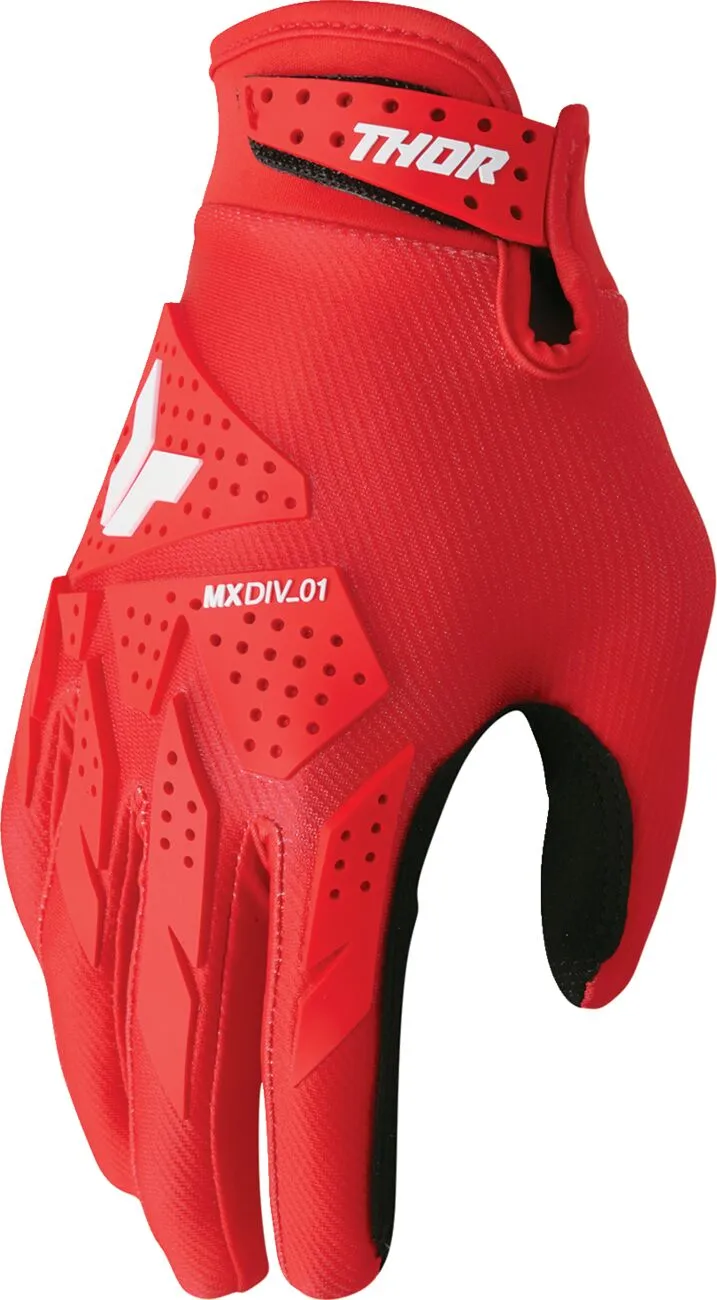 Manusi atv cross Thor Launchmode XP, culoare rosu negru, marime XS
