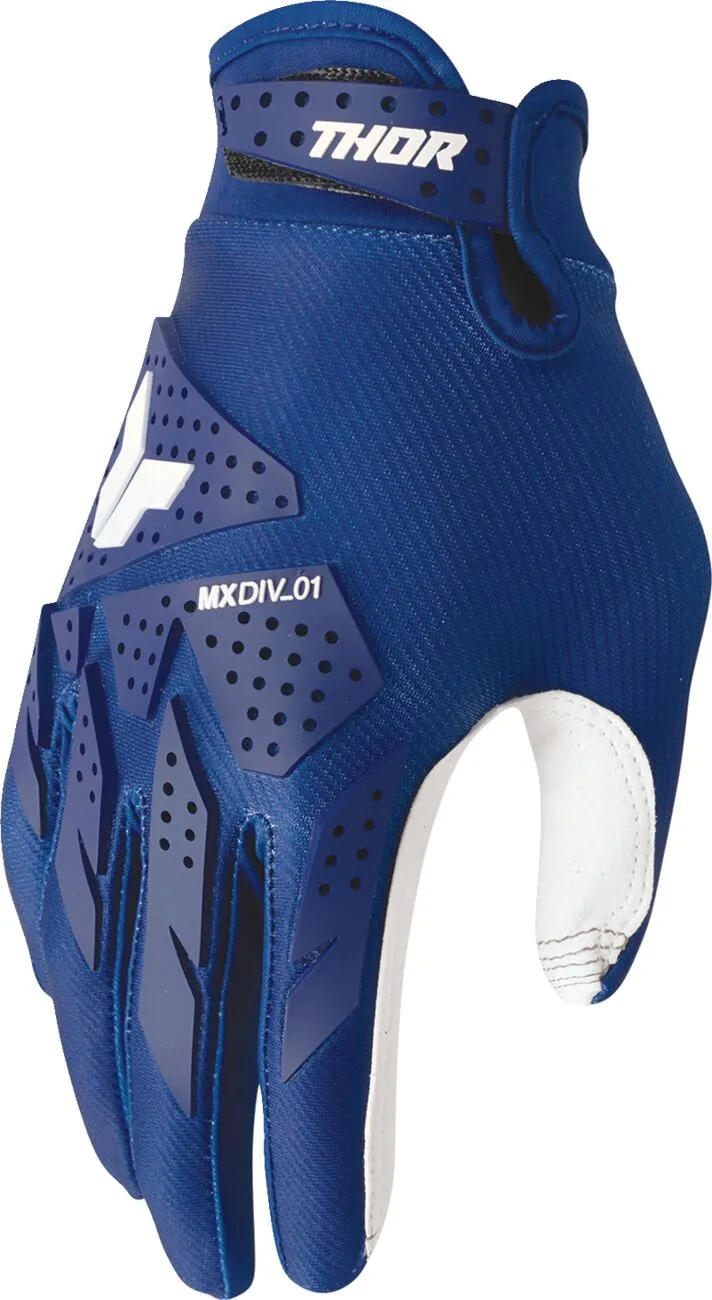 Manusi atv cross Thor Launchmode XP, culoare albastru alb, marime 2XL