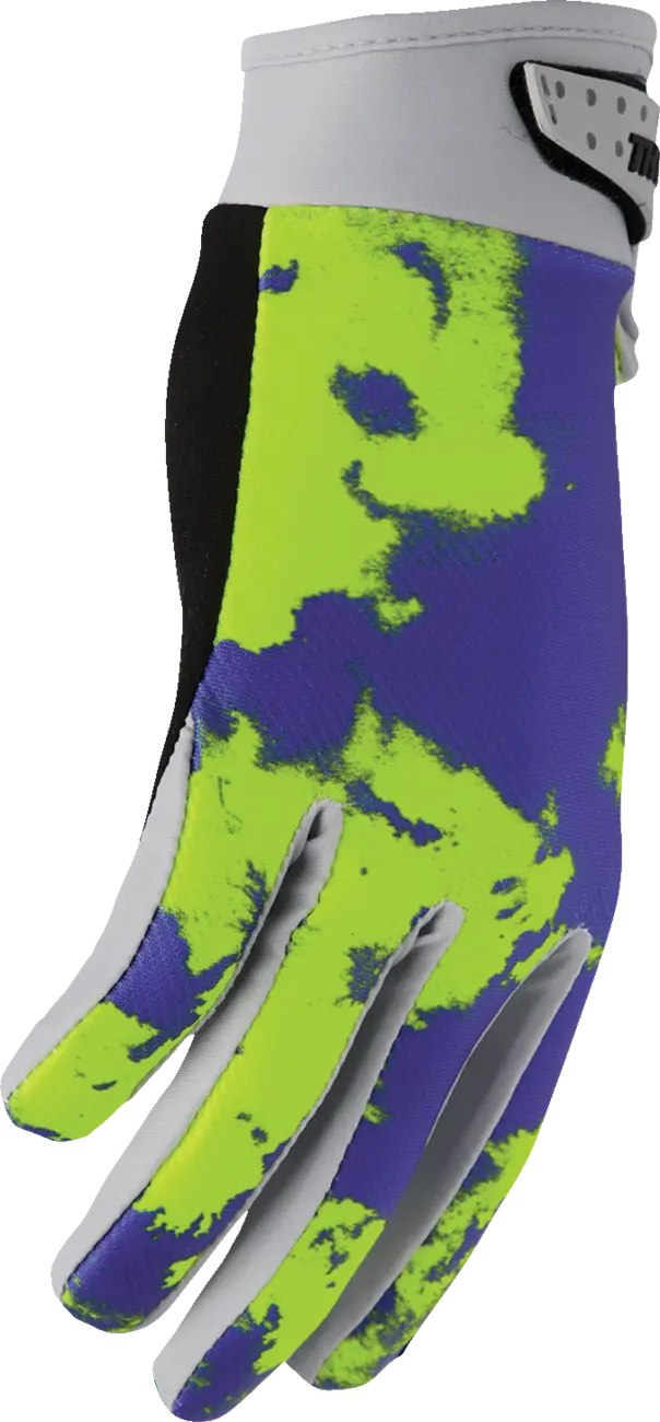 Manusi atv/cross Thor Launchmode Bleach, culoare mov/verde, marime M [3]