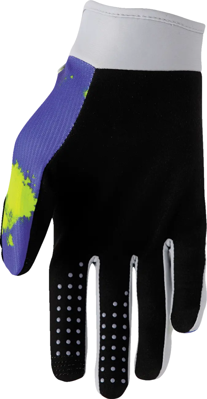Manusi atv/cross Thor Launchmode Bleach, culoare mov/verde, marime L [4]