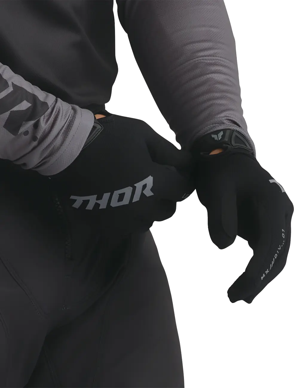 Manusi atv/cross Thor RideMode Static, culoare negru, marime L [4]