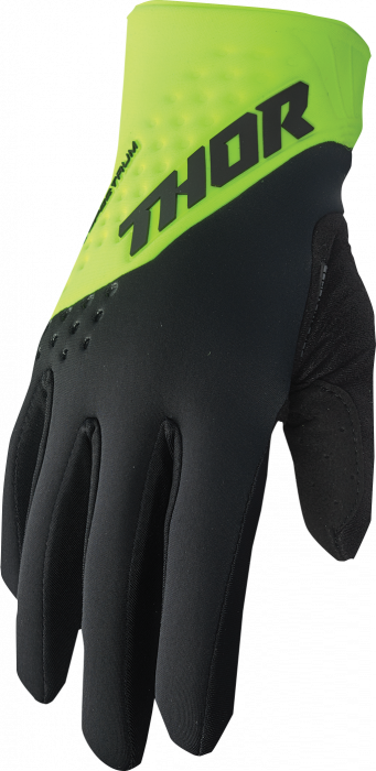 Manusi atv cross Thor Spectrum pentru vreme rece, culoare negru verde, marime XS