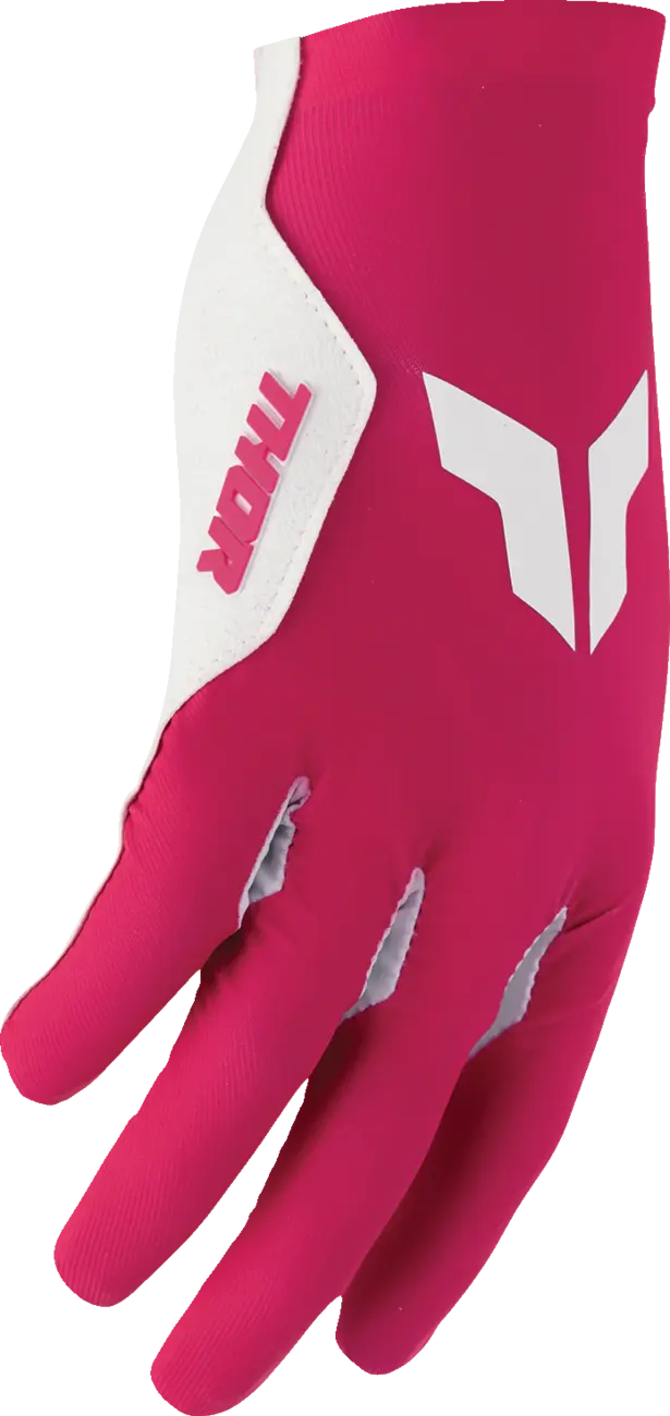 Manusi atv/cross Thor SportMode Iconic, culoare roz/alb, marime L [2]