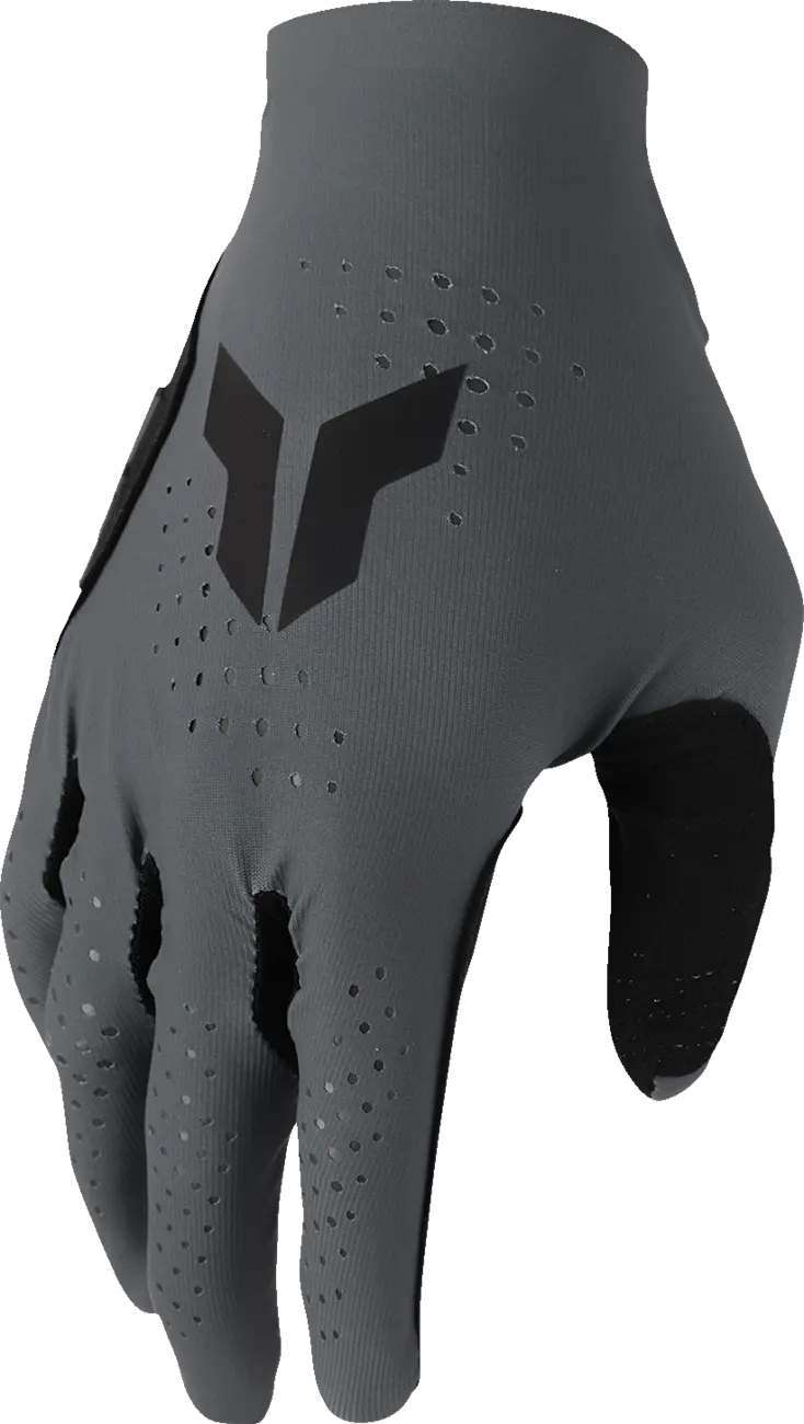 Manusi atv cross Thor SportMode Vented Iconic, culoare gri negru, marime M