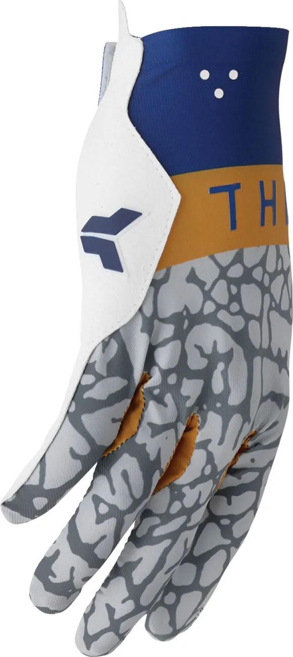 Manusi atv/cross Thor SportMode Bravo, culoare gri/maro, marime XS [2]