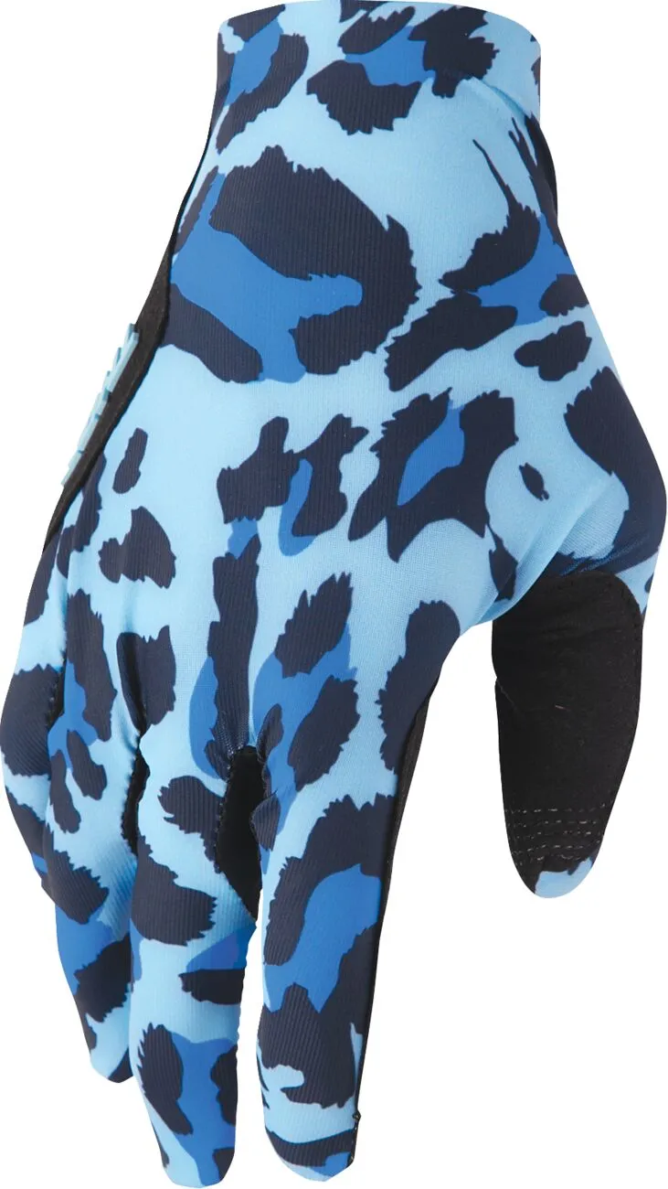 Manusi atv cross Thor SportMode Cheetah, culoare albastru negru, marime XS