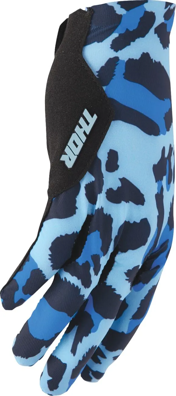 Manusi atv/cross Thor SportMode Cheetah, culoare albastru/negru, marime 2XL [3]