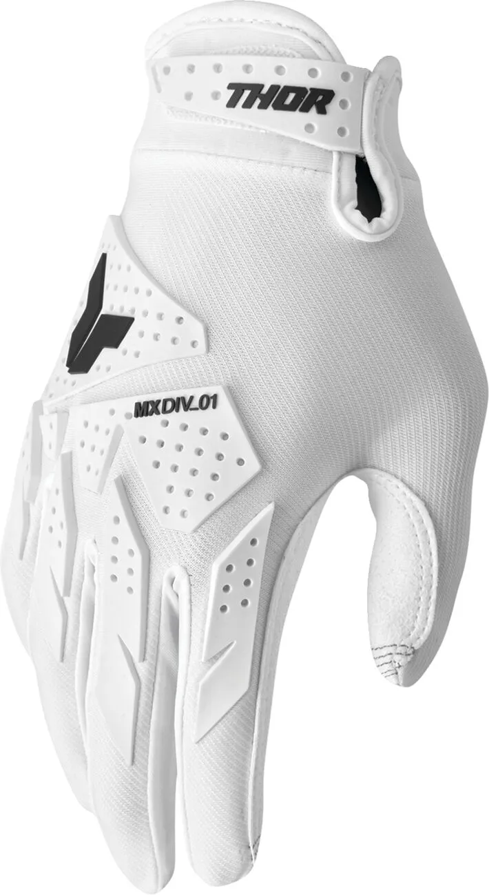 Manusi atv cross Thor Launchmode XP, culoare alb negru, marime XS