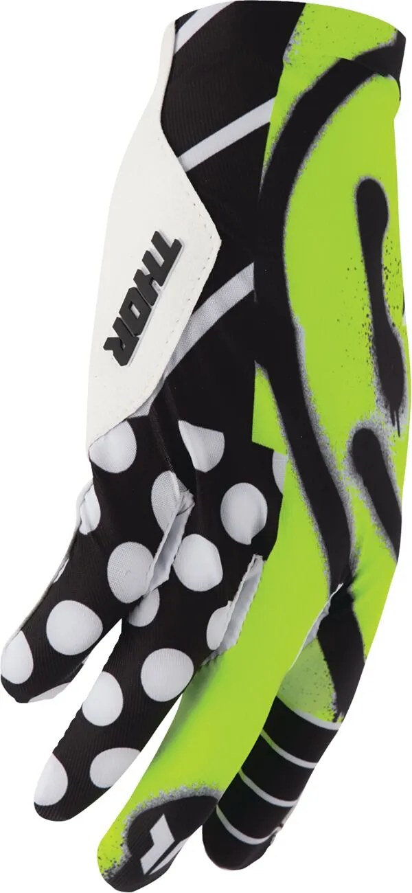 Manusi atv/cross Thor SportMode Anarchy, culoare verde/negru, marime XS [3]
