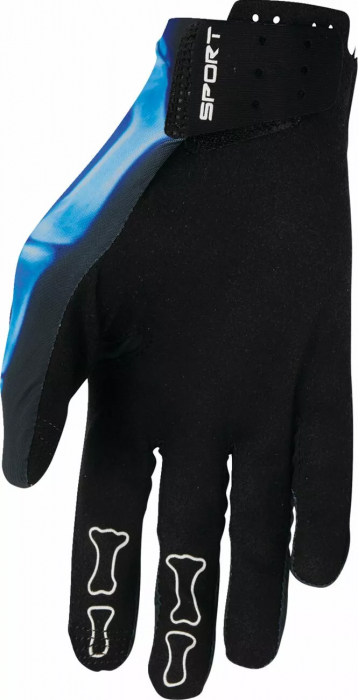 Manusi atv/cross Thor SportMode X-Ray, culoare albastru/negru, marime L [3]