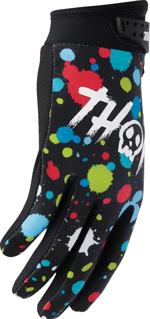 Manusi copii atv/cross Thor LaunchMode Splat, culoare multicolor, marime YXS [3]