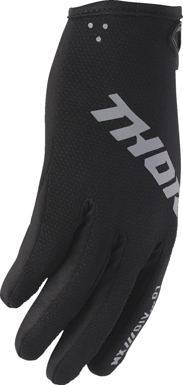 Manusi copii atv/cross Thor LaunchMode Static, culoare negru, marime YXS [3]