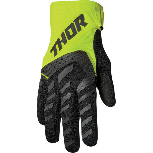 Manusi copii atv cross Thor Spectrum, culoare negru lime, marime L