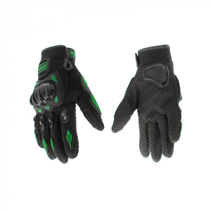 Manusi enduro/atv/cross Asix AS2 Senior, culoare negru/verde, marime XL [4]