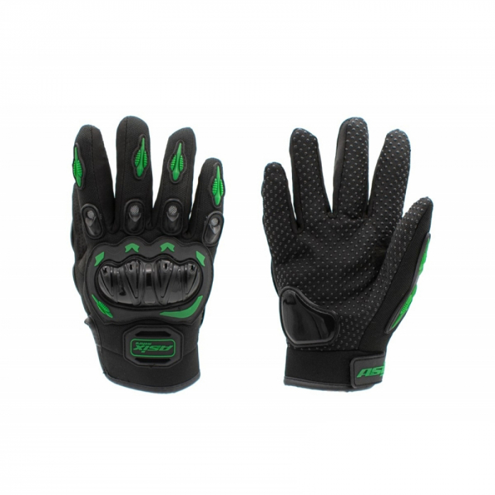 Manusi enduro/atv/cross Asix AS2 Senior, culoare negru/verde, marime XL [5]
