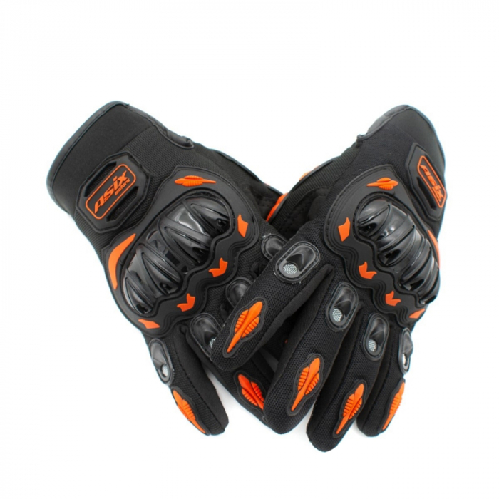 Manusi enduro/atv/cross Asix AS2 Senior, culoare portocaliu, marime L [3]