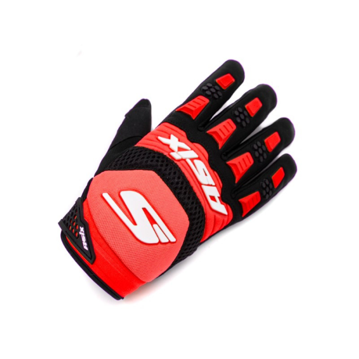 Manusi enduro/atv/cross Asix AS3 Junior, culoare rosu, marime YM [2]