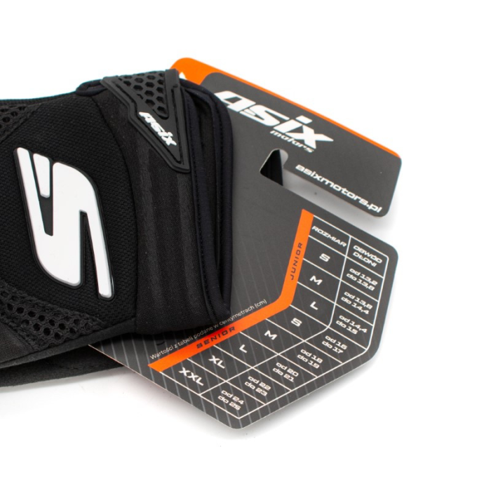 Manusi enduro/atv/cross Asix AS3 Junior, culoare negru, marime YM [10]