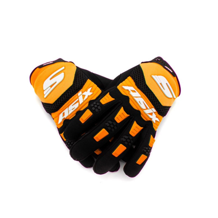 Manusi enduro/atv/cross Asix AS3 Junior, culoare portocaliu, marime YM [7]