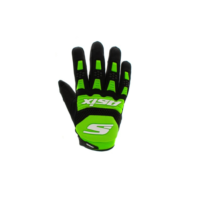 Manusi enduro/atv/cross Asix AS3 Junior, culoare verde lime, marime YM [4]