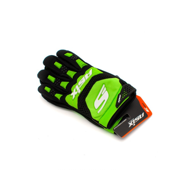 Manusi enduro/atv/cross Asix AS3 Junior, culoare verde lime, marime YM [9]